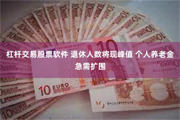 杠杆交易股票软件 退休人数将现峰值 个人养老金急需扩围