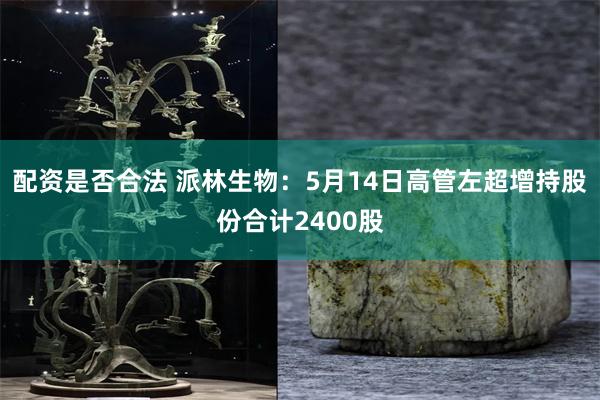 配资是否合法 派林生物：5月14日高管左超增持股份合计2400股