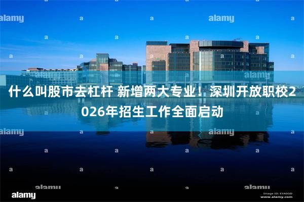 什么叫股市去杠杆 新增两大专业！深圳开放职校2026年招生工作全面启动