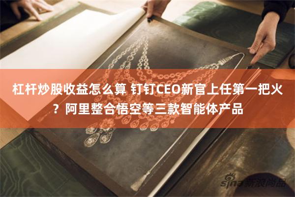 杠杆炒股收益怎么算 钉钉CEO新官上任第一把火?阿里整合悟空等三款智能体产品