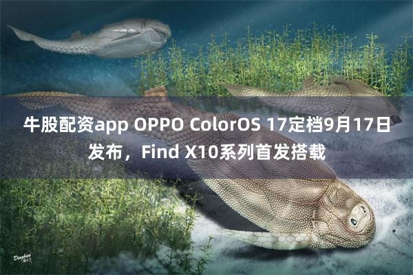 牛股配资app OPPO ColorOS 17定档9月17日发布，Find X10系列首发搭载