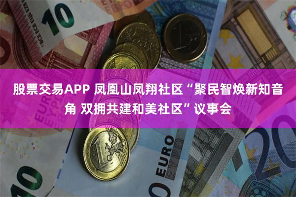 股票交易APP 凤凰山凤翔社区“聚民智焕新知音角 双拥共建和美社区”议事会