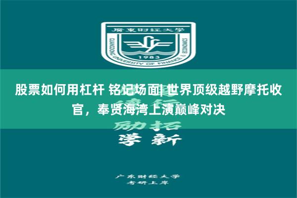 股票如何用杠杆 铭记场面| 世界顶级越野摩托收官,奉贤海湾上演巅峰对决