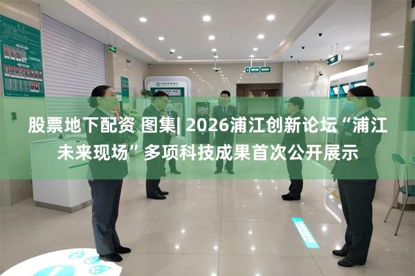 股票地下配资 图集| 2026浦江创新论坛“浦江未来现场”多项科技成果首次公开展示