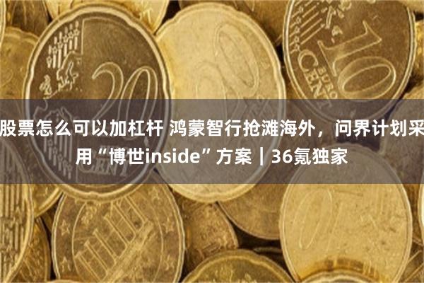 股票怎么可以加杠杆 鸿蒙智行抢滩海外，问界计划采用“博世inside”方案｜36氪独家